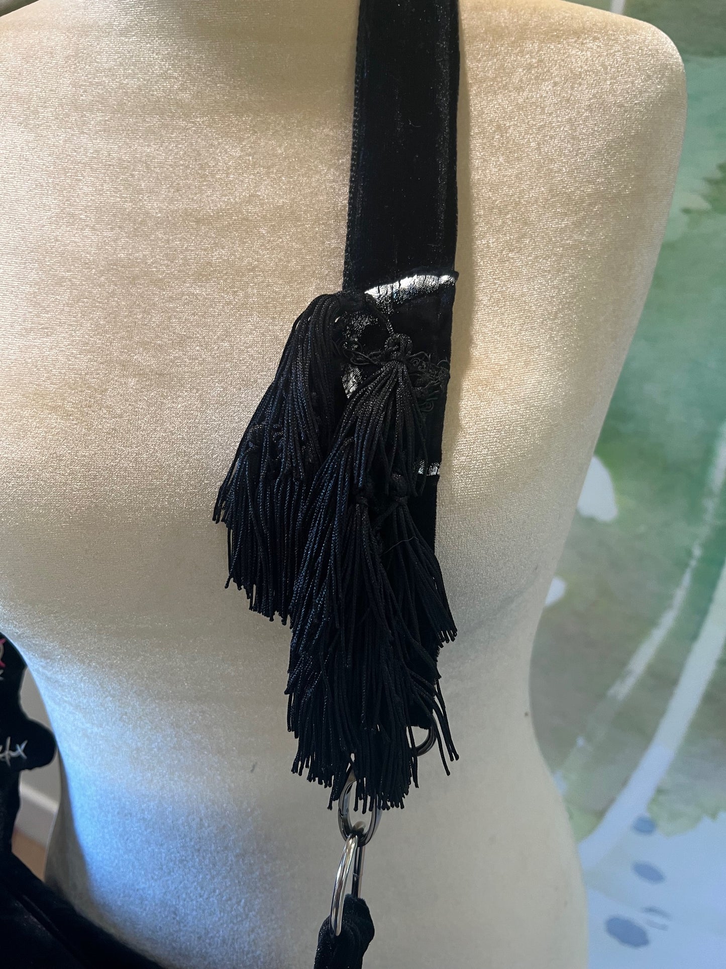 Moon Phase Collection Purse - Black Velvet So Boho