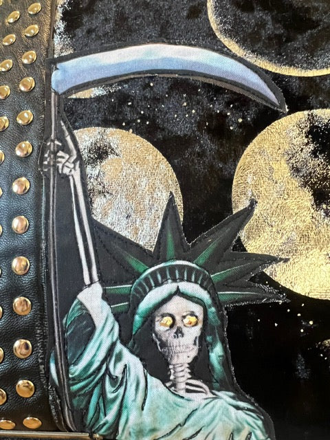 Moon Phase Collection Purse - Black Velvet Got Punk?